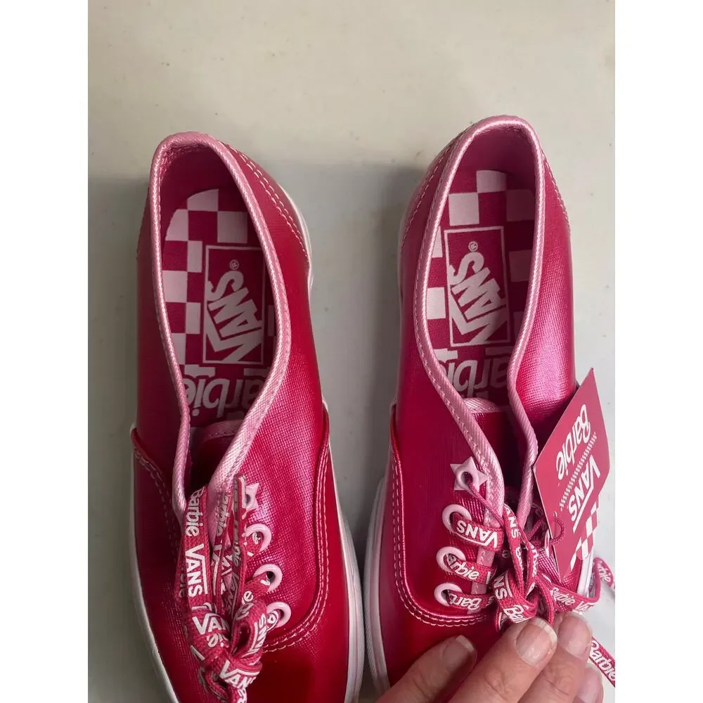 New Vans Authentic‎ Stac Barbie Pink Platform Shoes Size 5.5 Retro Hippie Preppy